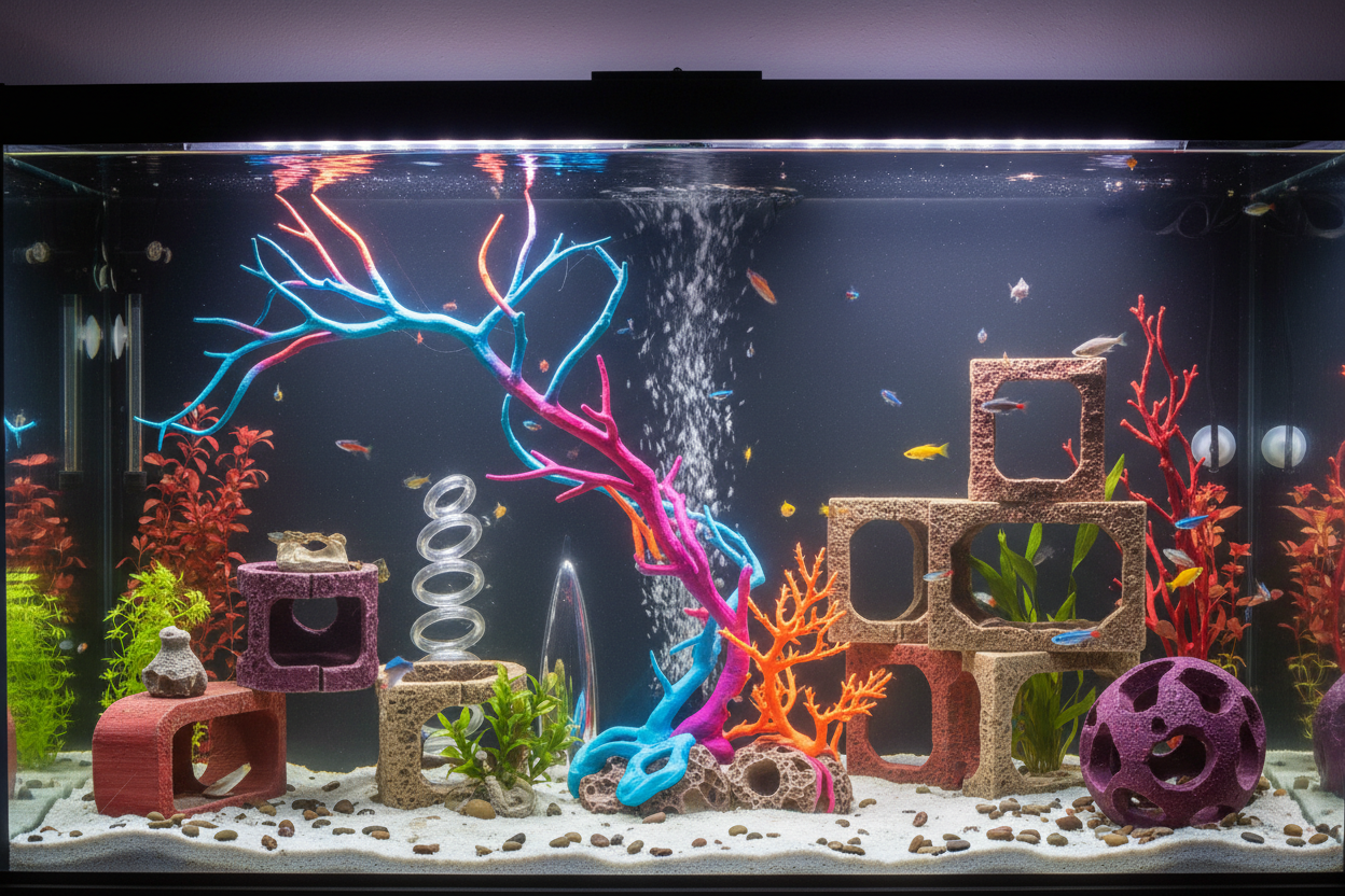 Décorations d’aquarium