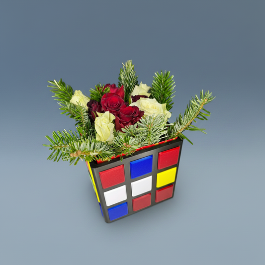 Pack CUBIK complet : châssis avec carreaux de couleur assemblés