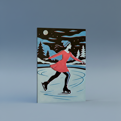 Tableau 3D La glisse enchantée, deuxième œuvre du pack collection